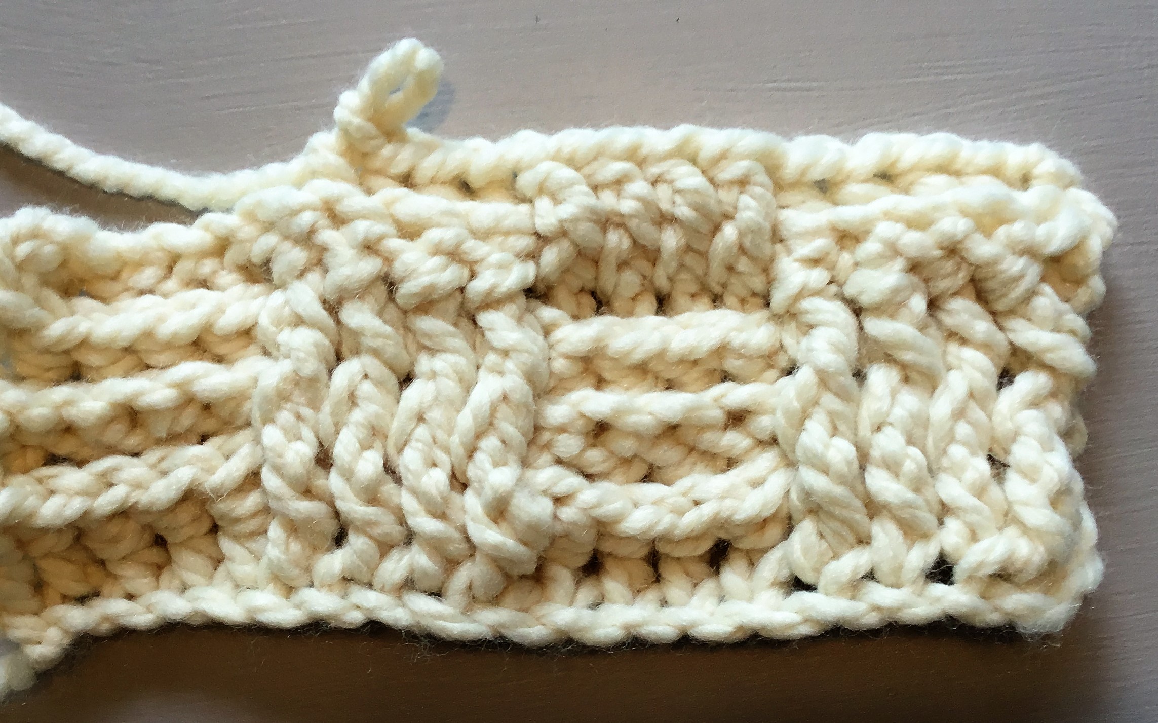 crochet basket weave