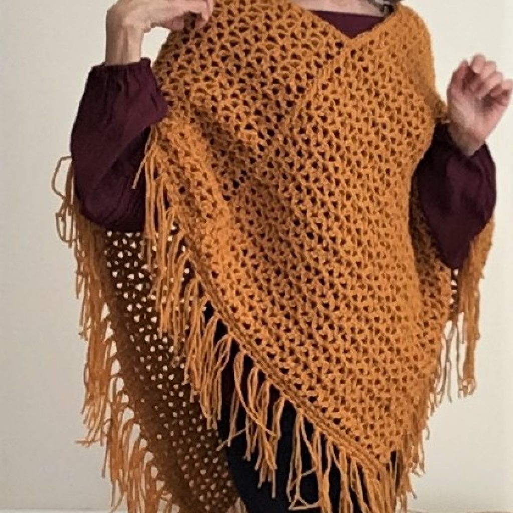 crochet poncho free pattern