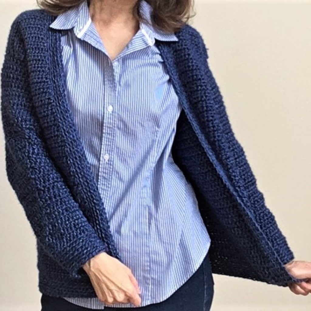 crochet pattern classic cardigan sweater