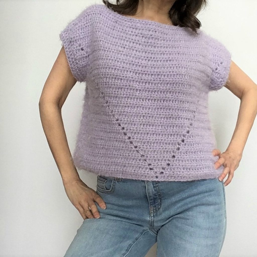 crochet lightweight summer top