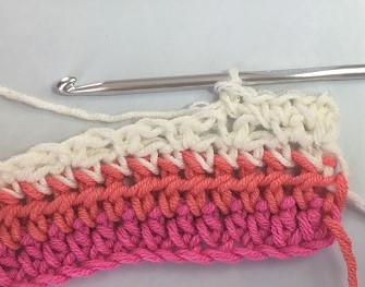 crochet summer poncho row 5