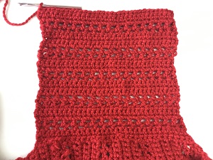 crochet pocket shawl with hood