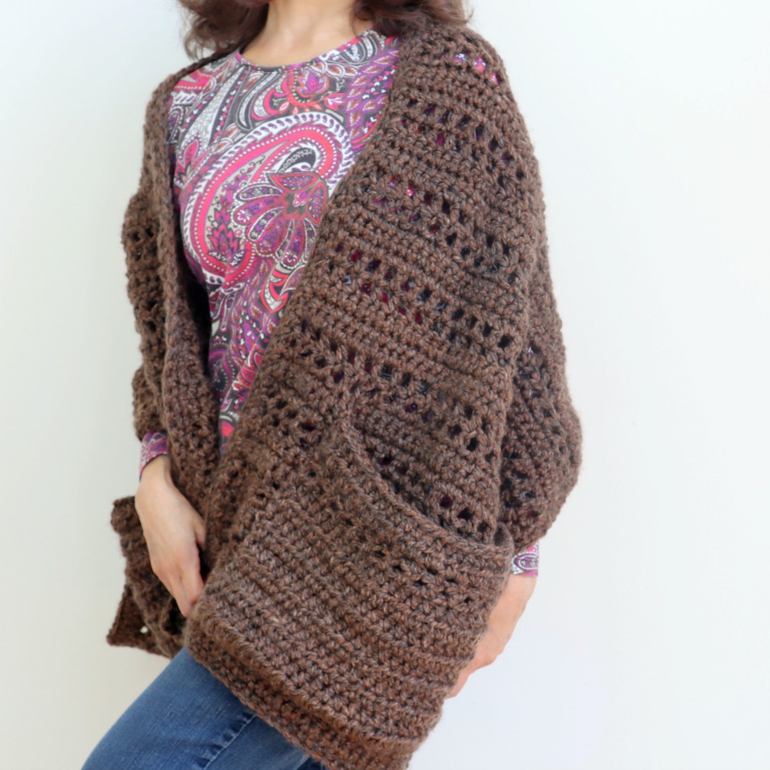 Easy Crochet Pocket Shawl Crazy Cool Crochet