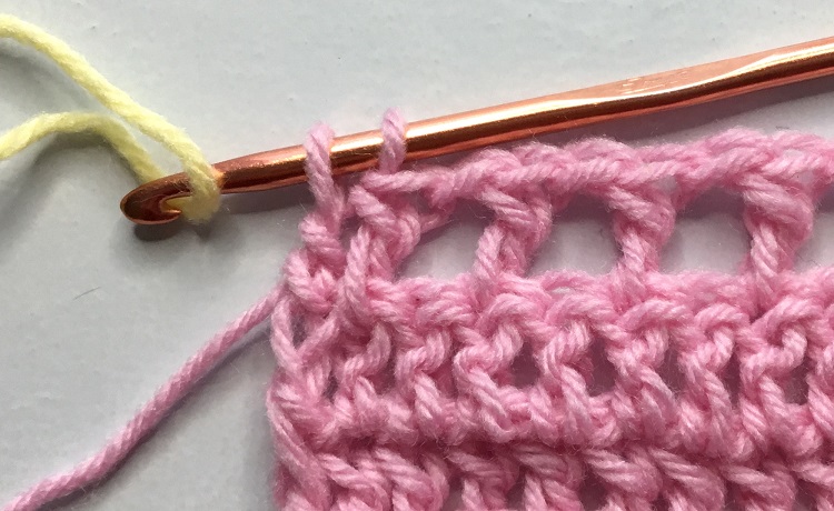 change colors in crochet