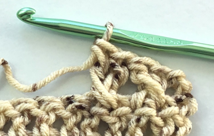 crossed double crochet stitch