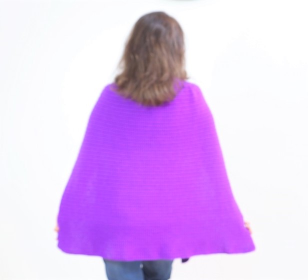 free crochet cape back