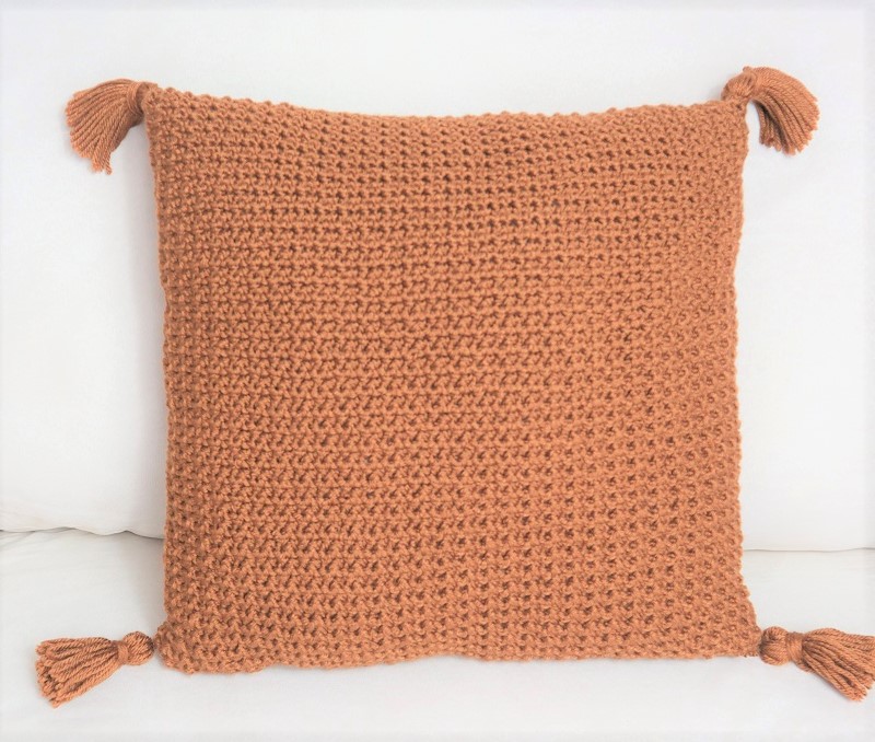 crochet pillow cover for beginner