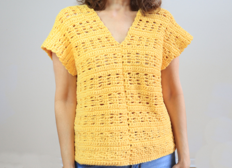 crochet summer top for beginners