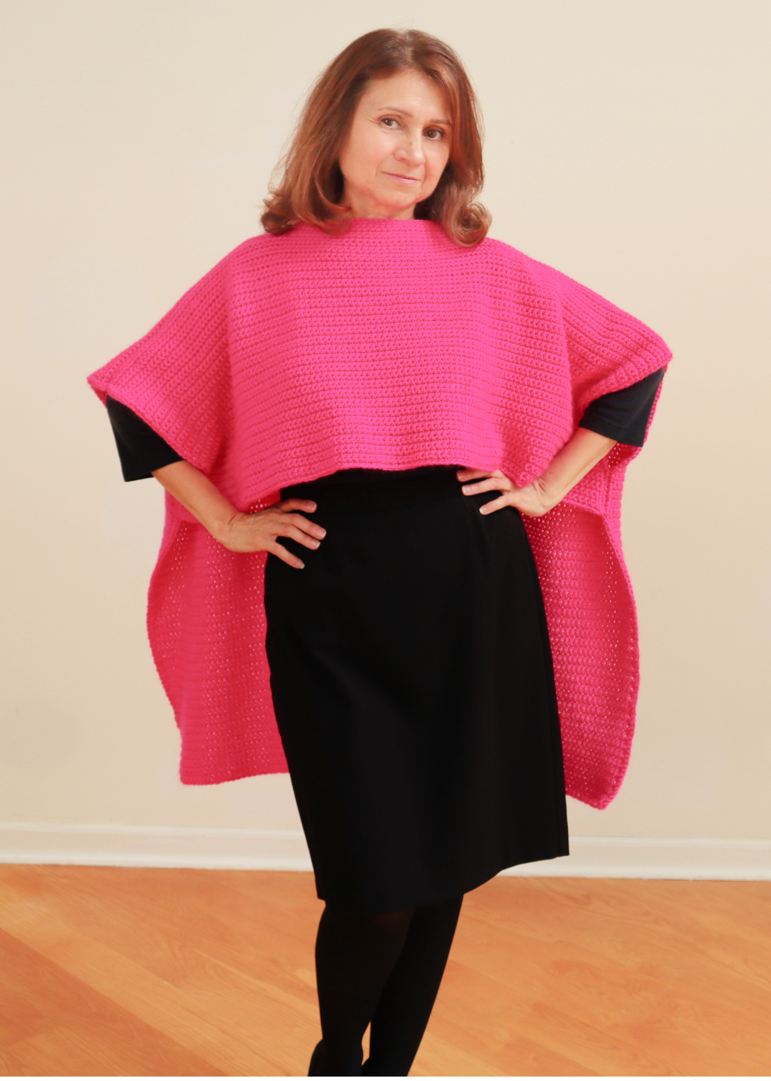 Crochet cape pattern