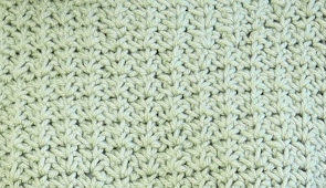single crochet v stitch