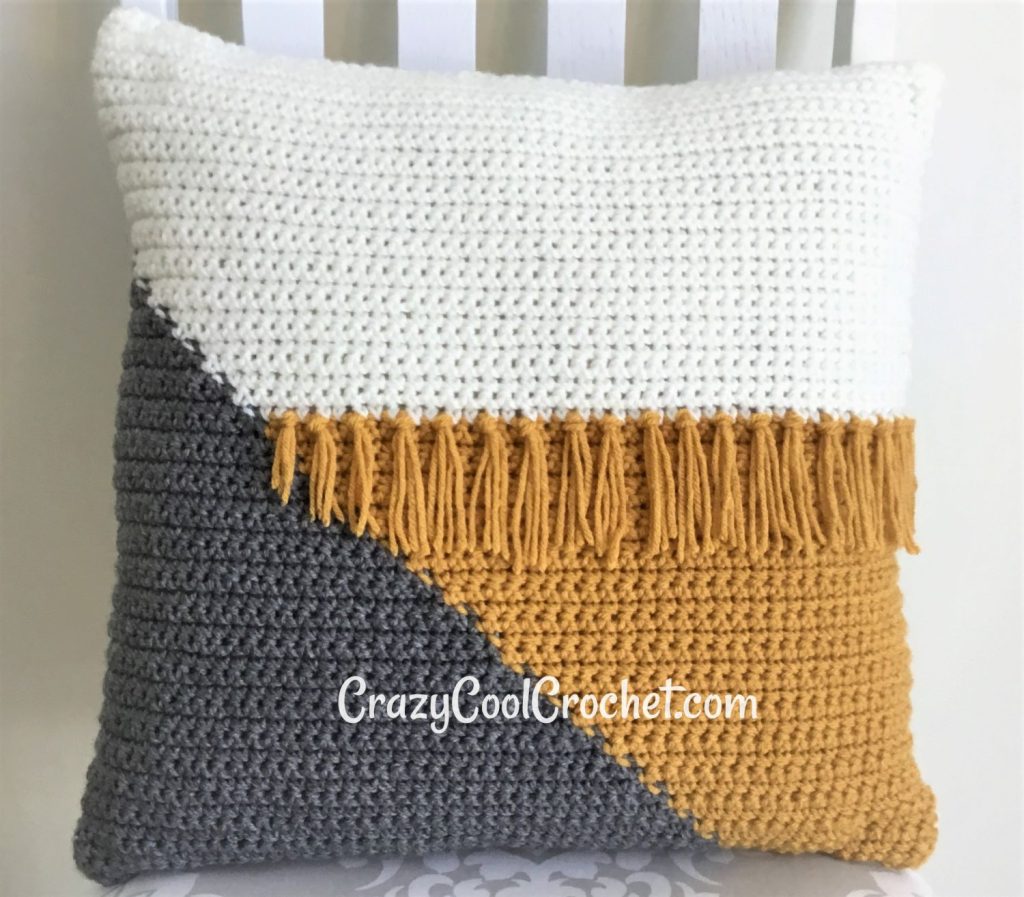 crochet pillow cover free pattern