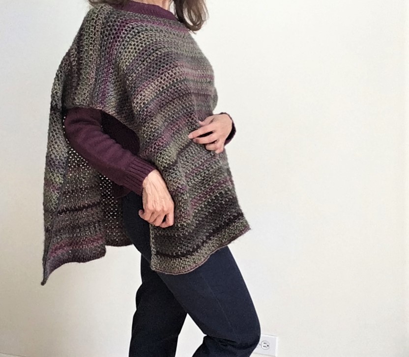 crochet fall poncho