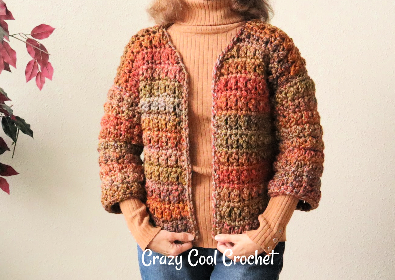 crochet fall cardigan