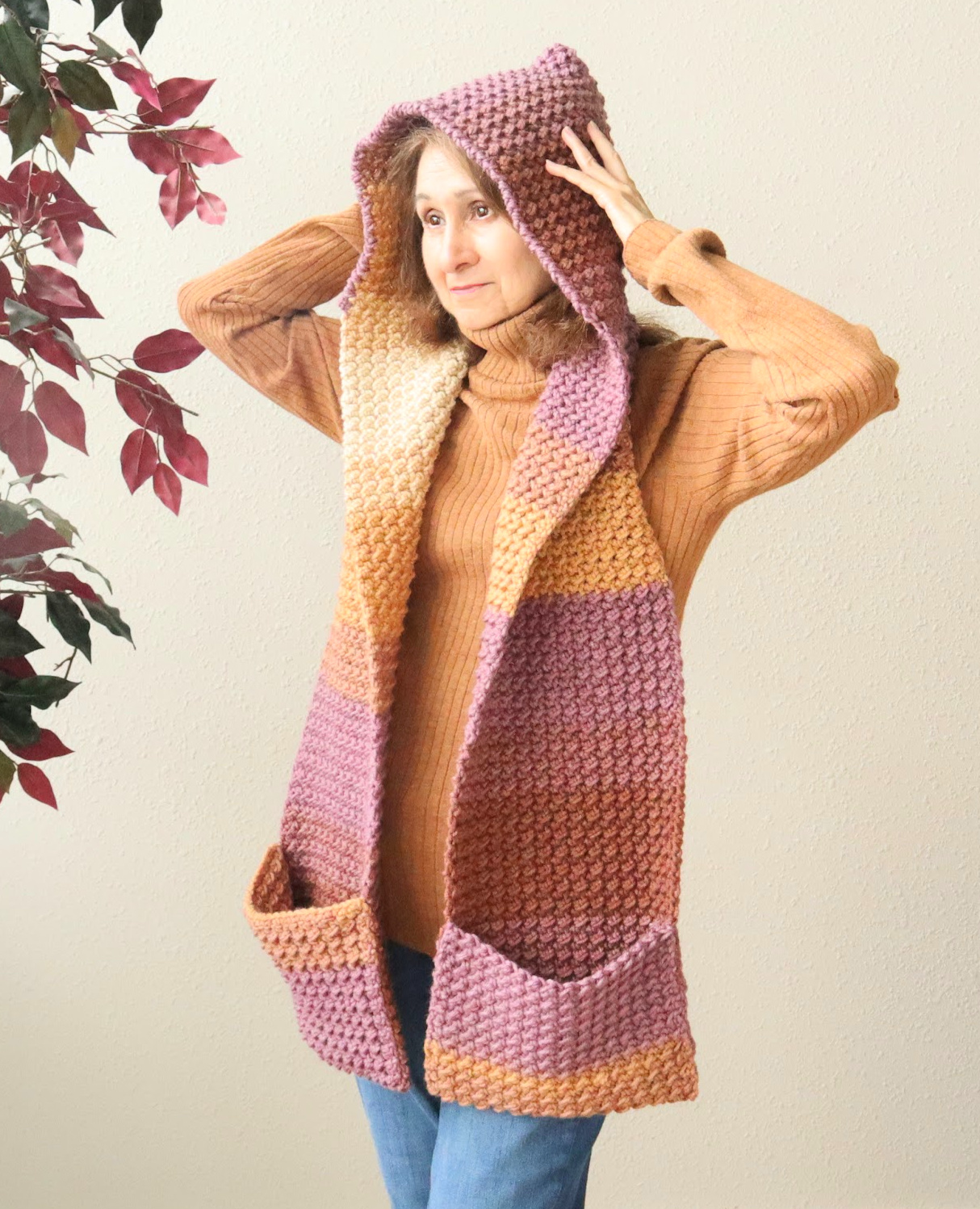 crochet-pocket-scarf-with-hood