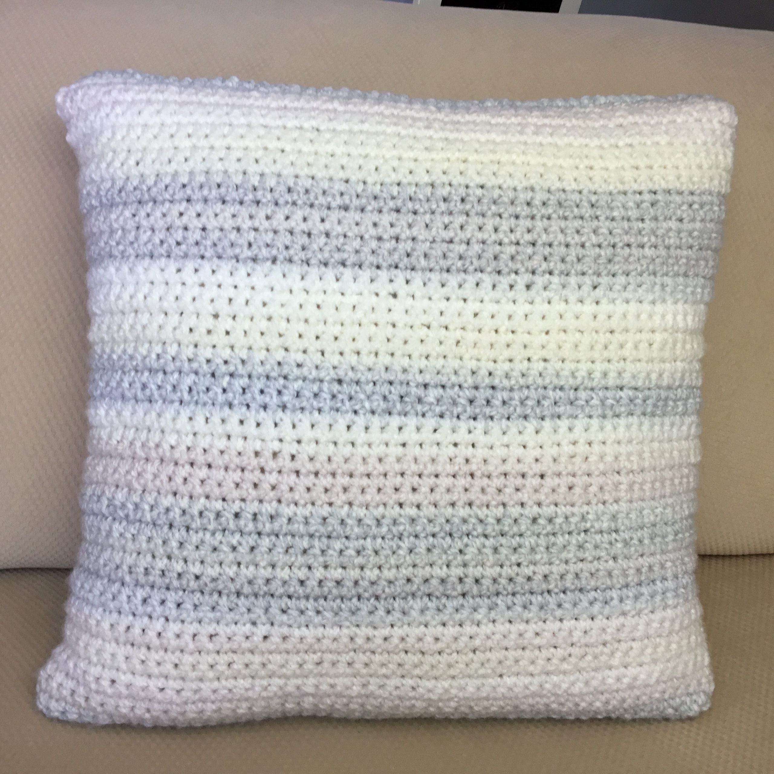 crochet pillow