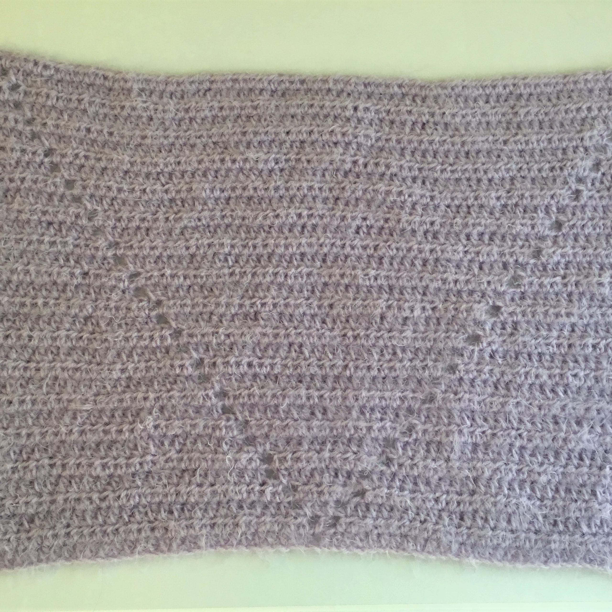 crochet summer sweater panel
