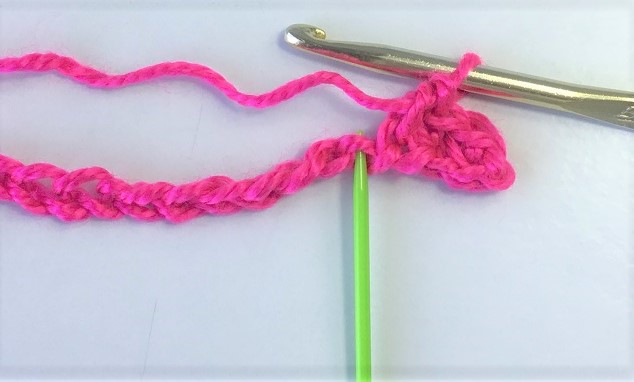 crochet back loop