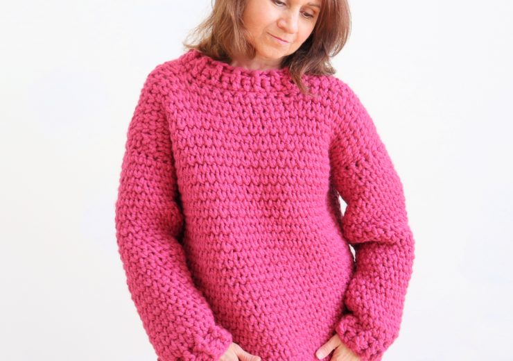 chunky-crochet-sweater