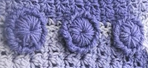 crochet button