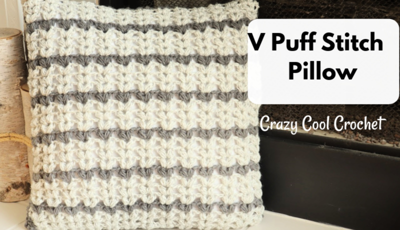 crochet-v-puff-stitch-pillow