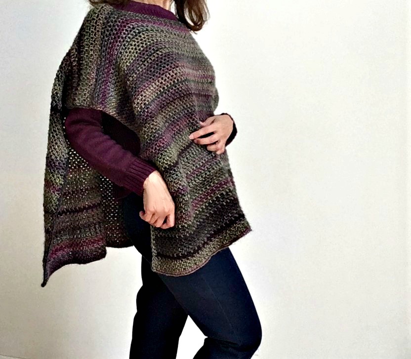 crochet poncho for craft show