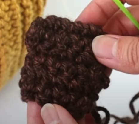 crochet pumpkin stem
